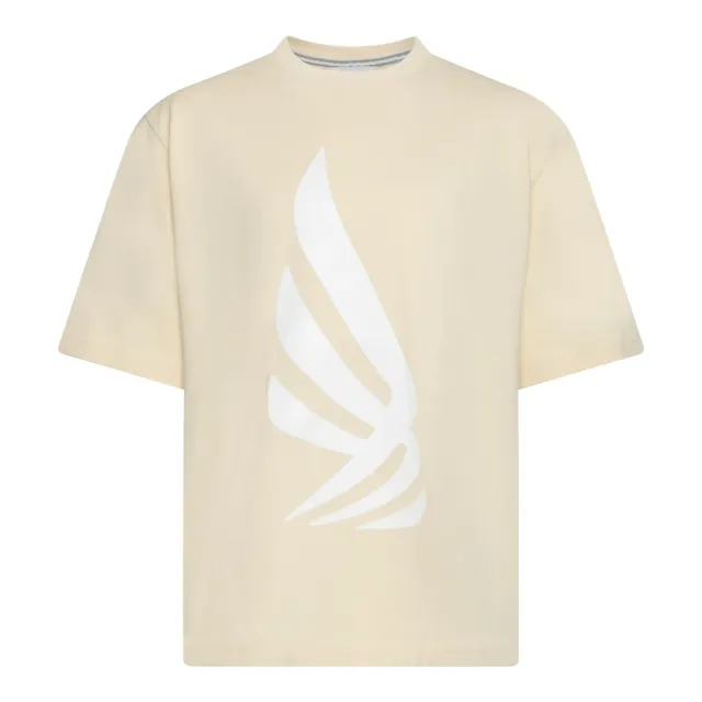 Gisada Oversized t-skjorte beige tung bomull