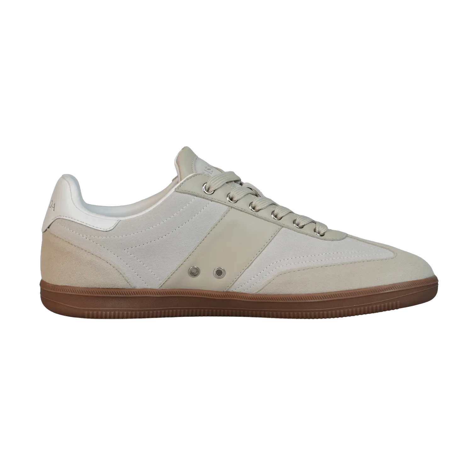Gisada 17003 V05 sneakers cream semskinn flatsåle