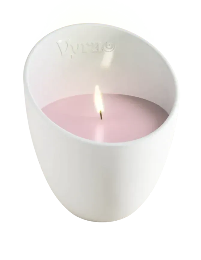 Vyrao Rose Marie duftlys porselen rose