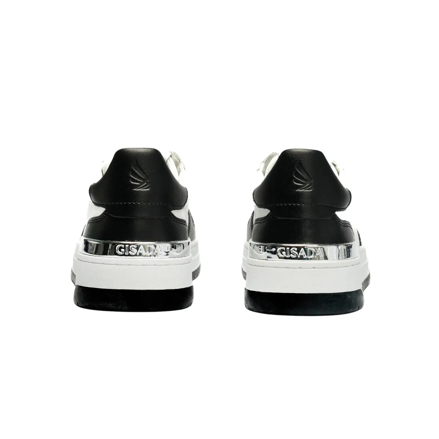 Gisada 17001 sneakers svart-hvit skinn unisex