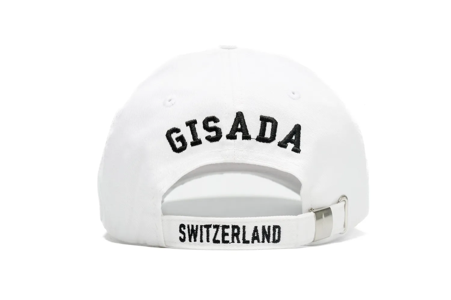 Gisada 8004 caps brodert G hvit blå