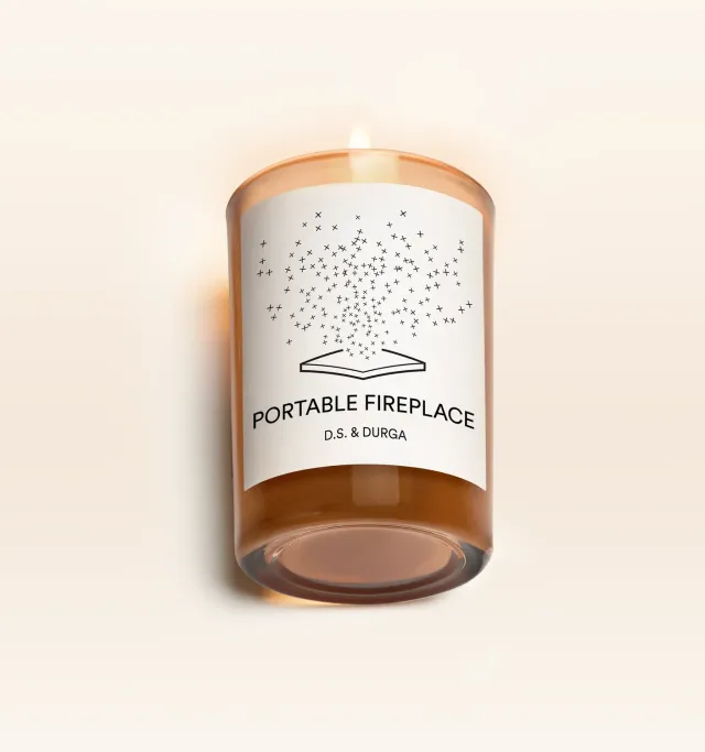 DS&DURGA Portable Fireplace duftlys 7 oz – røyk
