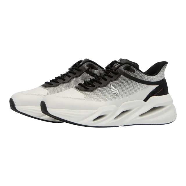Gisada Runner high-top sneakers hvit/svart tekstil