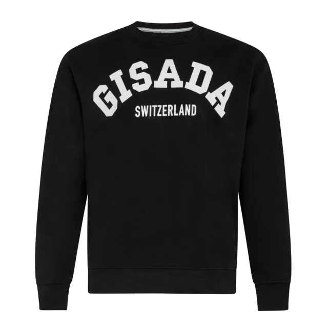 Gisada 3001 Regular Fit genser svart flockprint