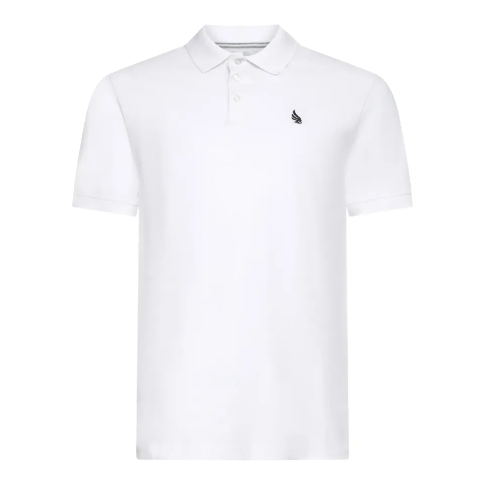 Gisada Miami 2000 polo hvit bomull regular fit
