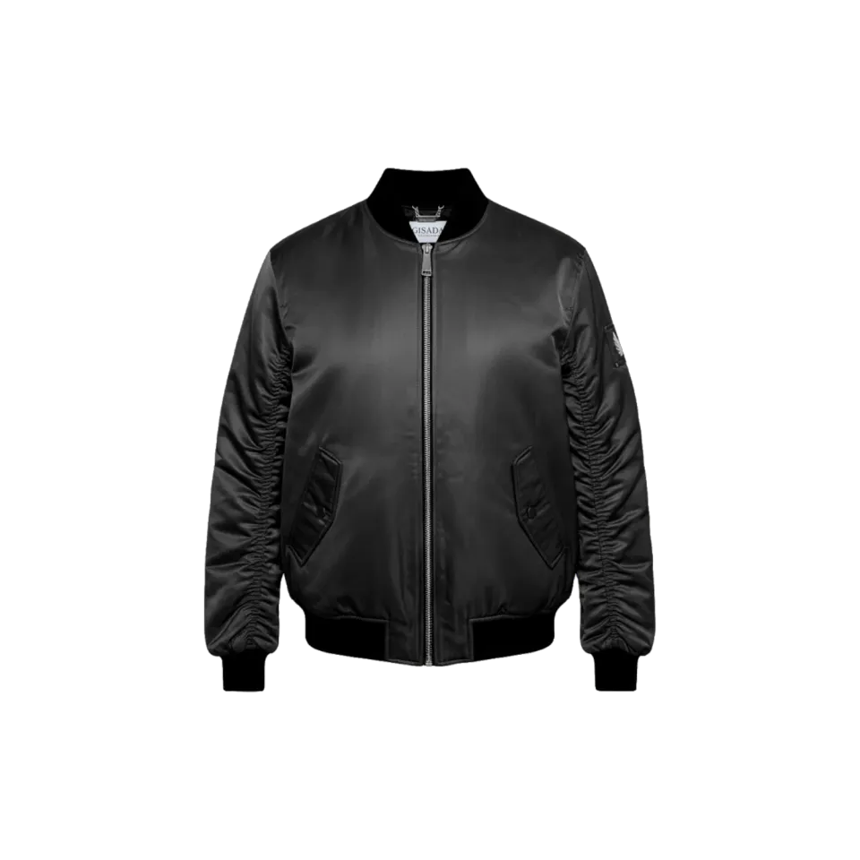 Gisada Midnight Down-Filled Technical Bomber jakke sort dun
