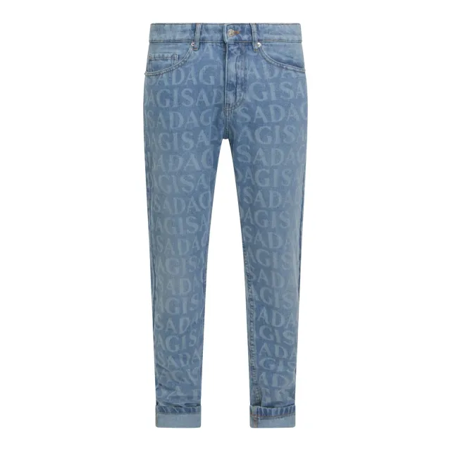 Gisada 1106 slim jeans navy denim herre
