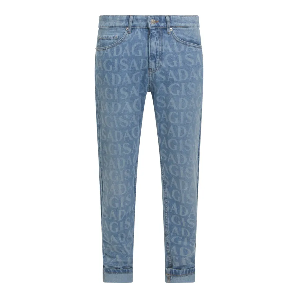 Gisada 1106 slim jeans navy denim herre