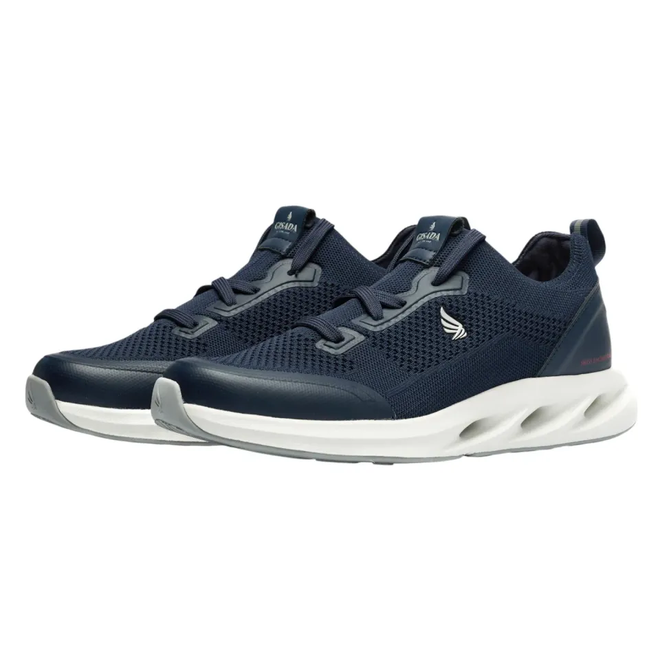 Gisada Knit Runner 16002 sneakers navy strikket