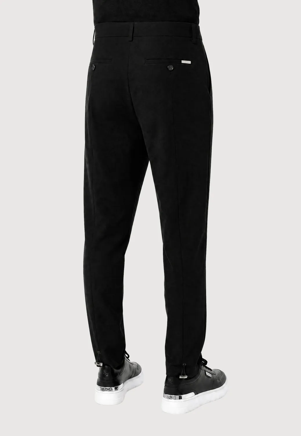 Gisada Aviator 1112 ullbukse svart skreddersydd