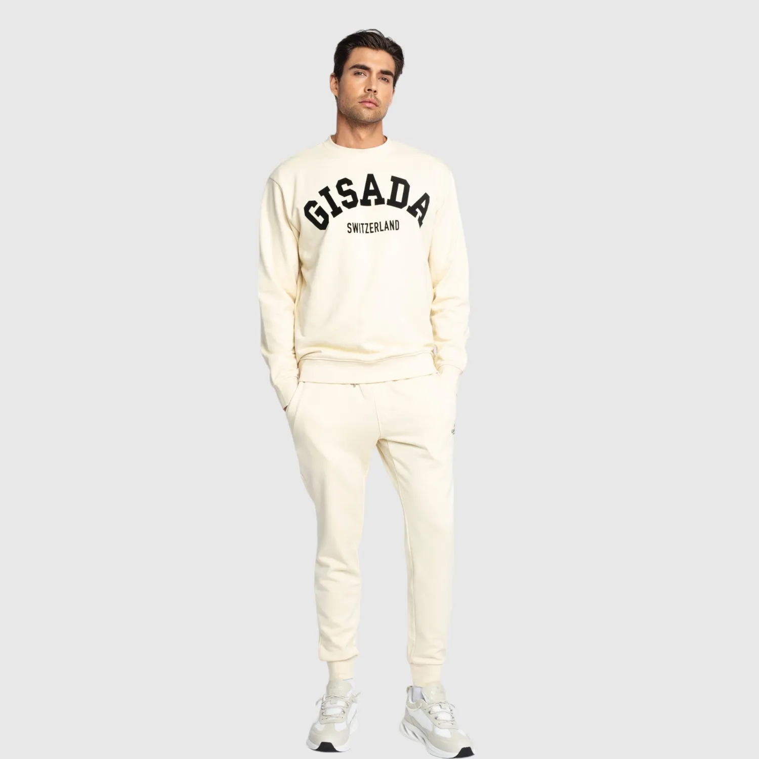 Gisada Rio 3001 sweatshirt beige bomull