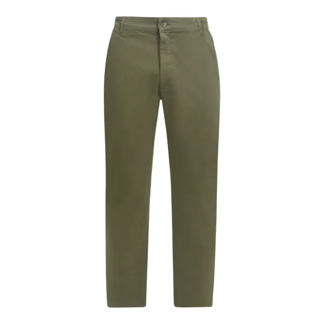 Gisada Straight Leg Chino 1108 chinosbukse grønn bomull