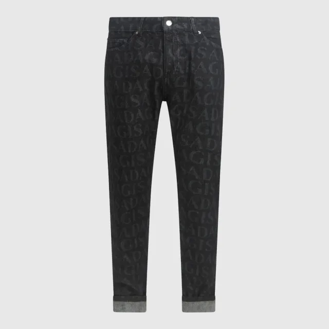 Gisada Slim Denim jeans svart 32 laserprint