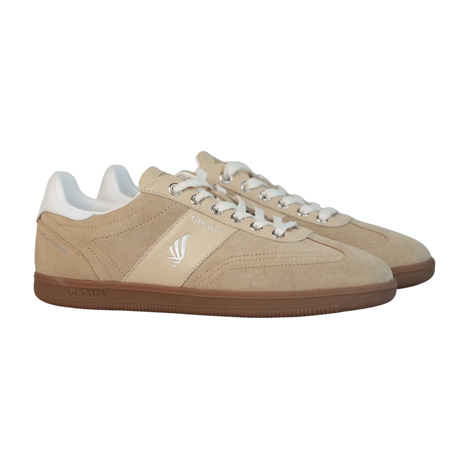 Gisada 17003 sneakers beige unisex semsket skinn