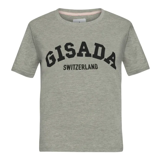 Gisada 5001 t-skjorte grå puff-print dame