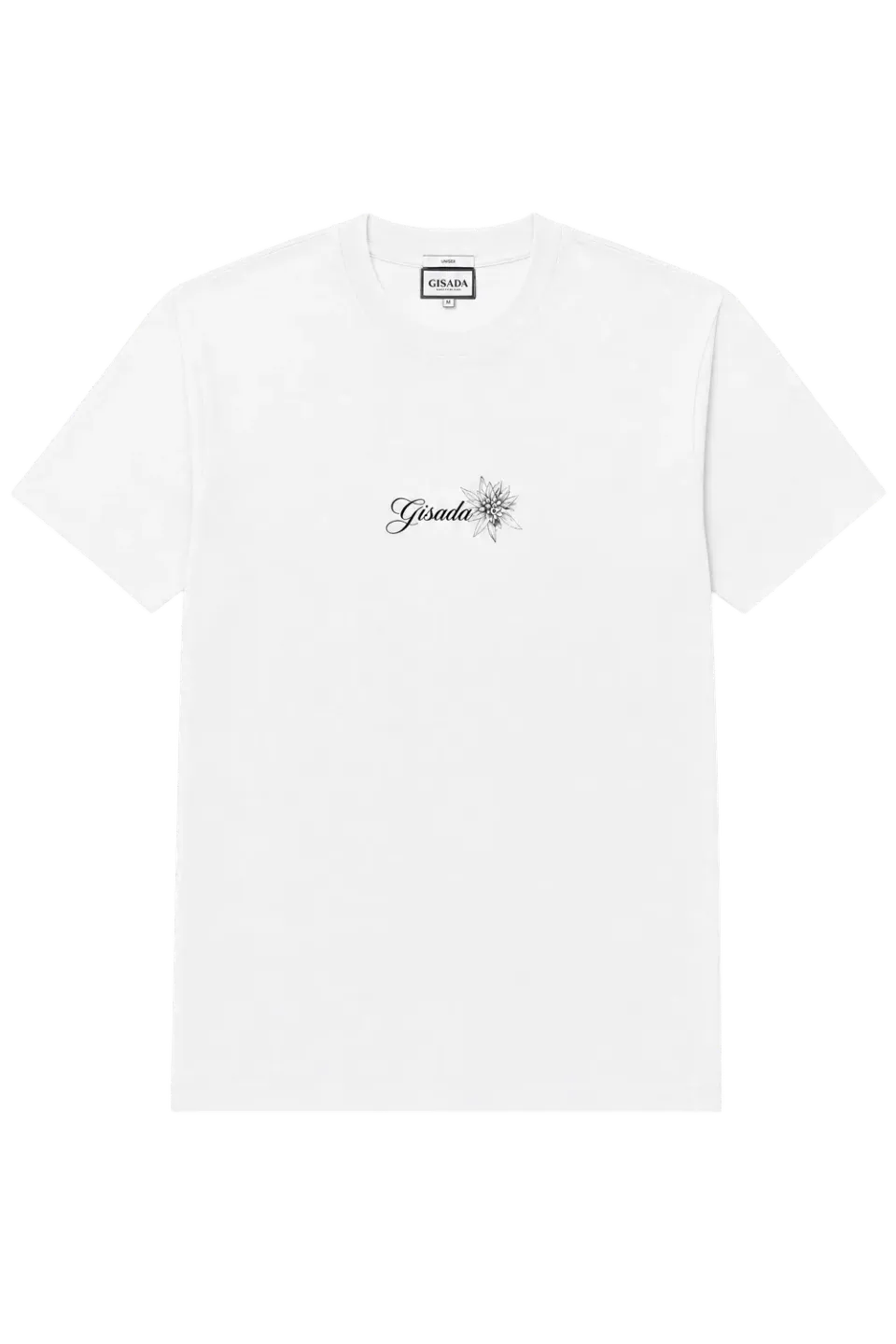 Gisada 1018 t-skjorte hvit bomull unisex