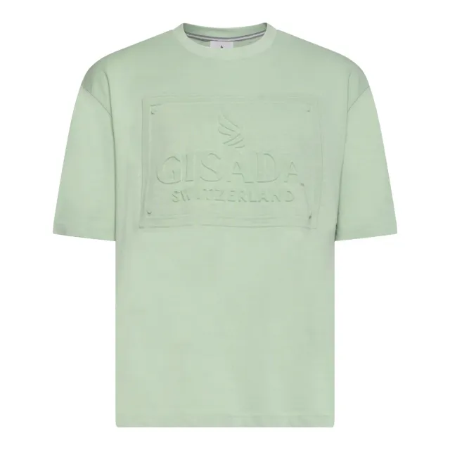 Gisada Chicago 1005 t-skjorte herre mint oversized bomull