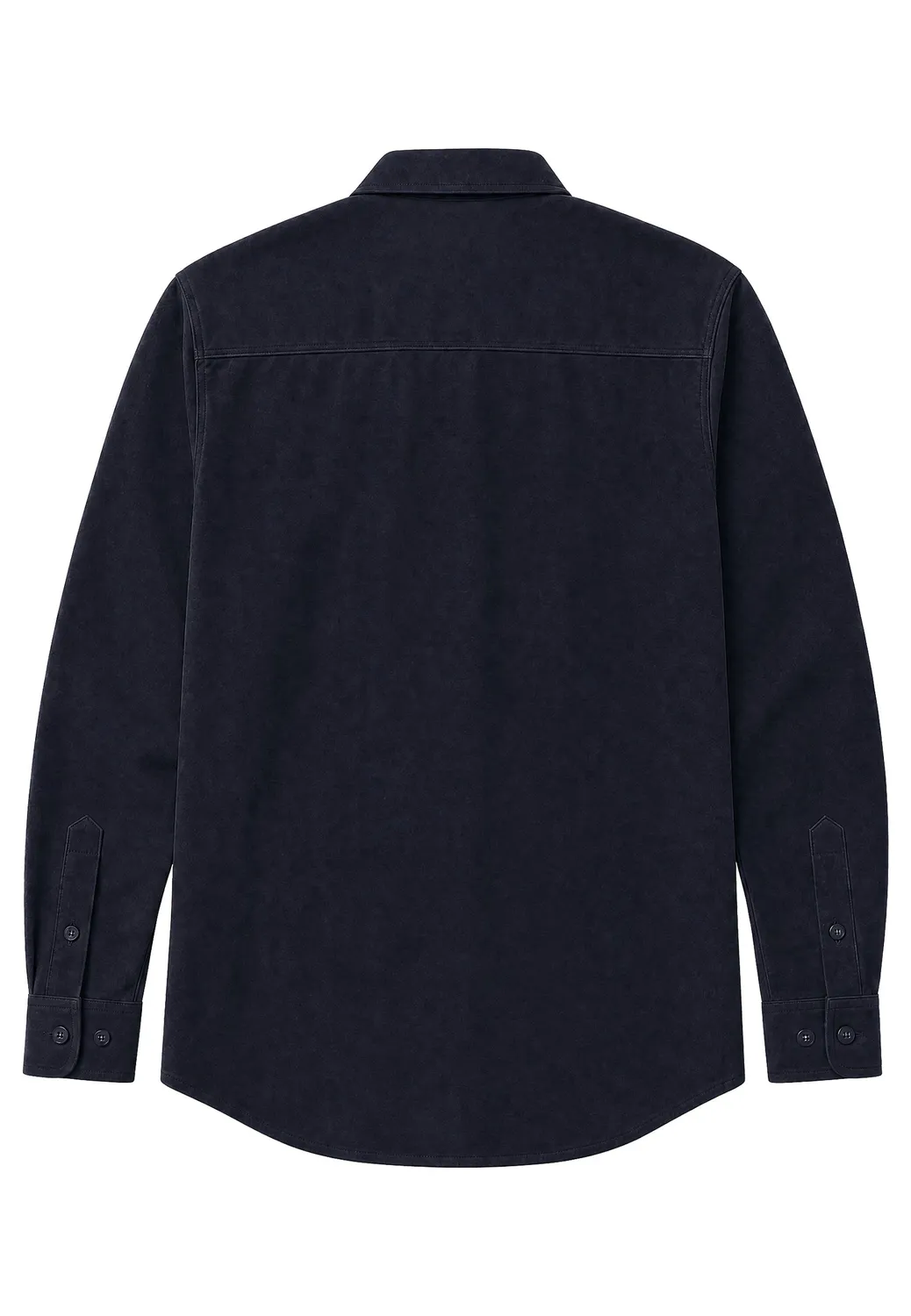 Gisada Knit Shirt strikket skjorte marine ull silke
