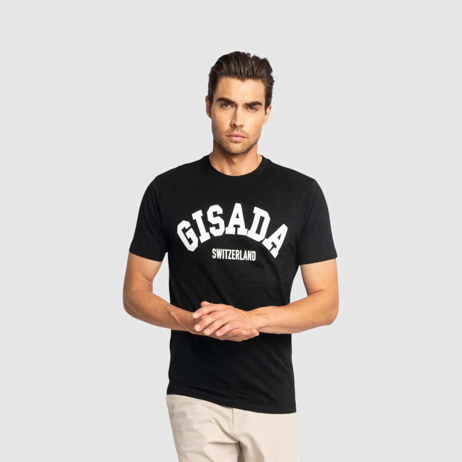 Gisada 1006 T-skjorte svart oversized herre