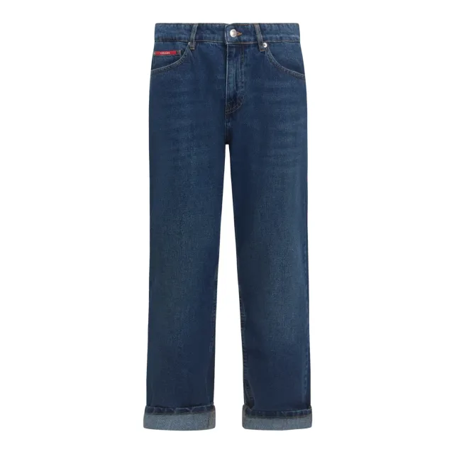 Gisada 1105 jeans denim vasket blå regular