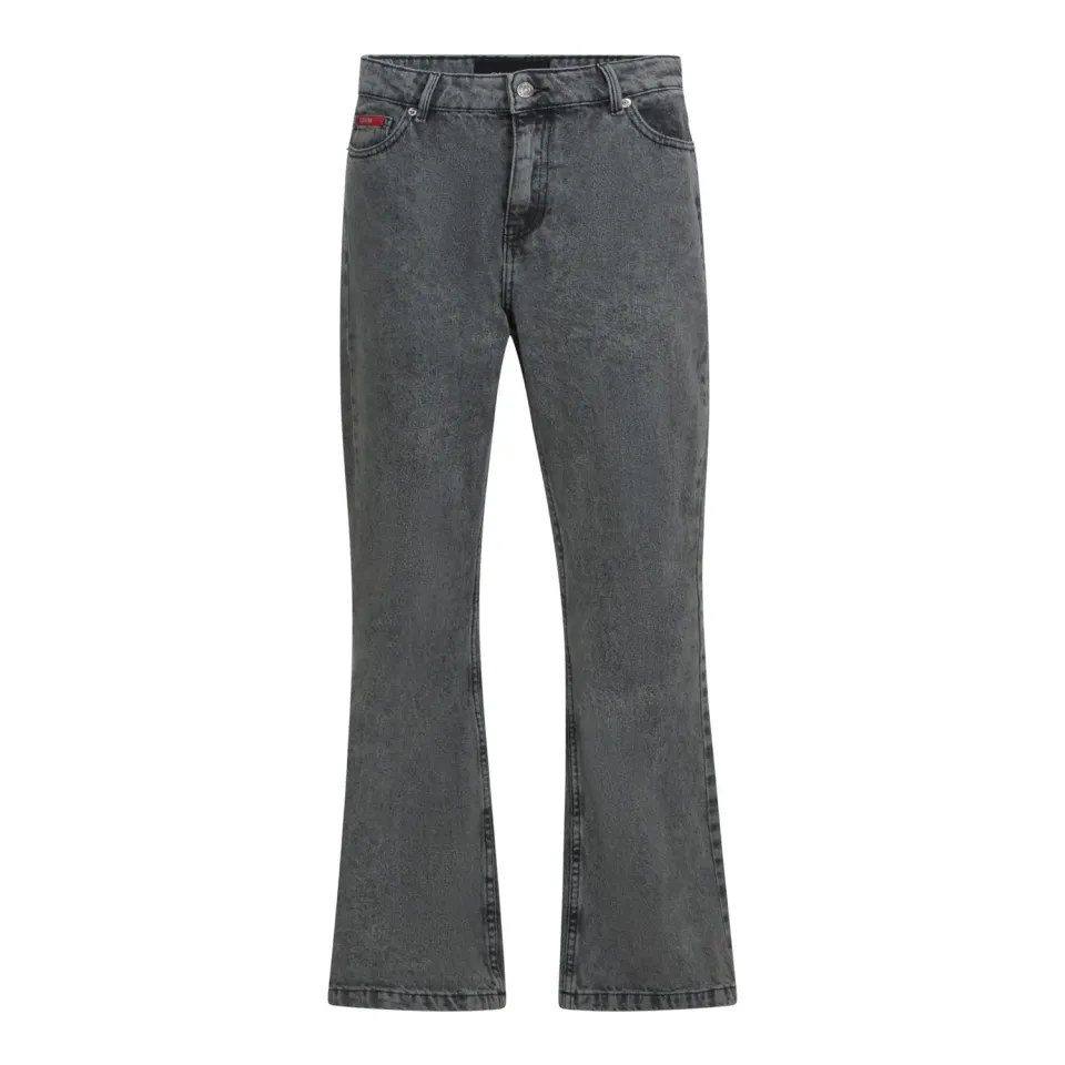 Gisada Flared 1403 jeans snøgrå sleng denim