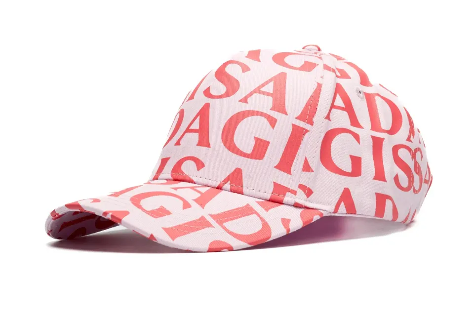 Gisada Allover Digital Print caps bomull justerbar