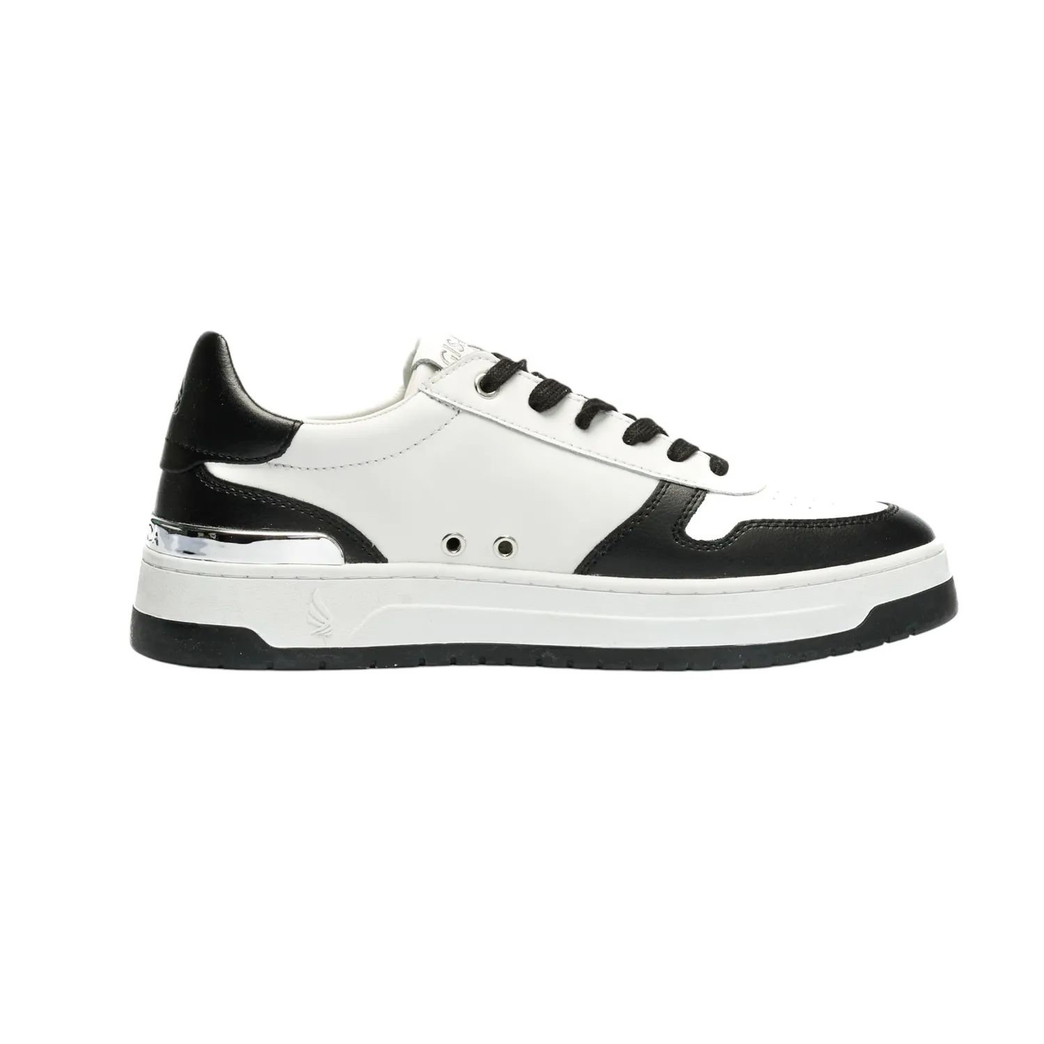 Gisada 17001 sneakers svart-hvit skinn unisex