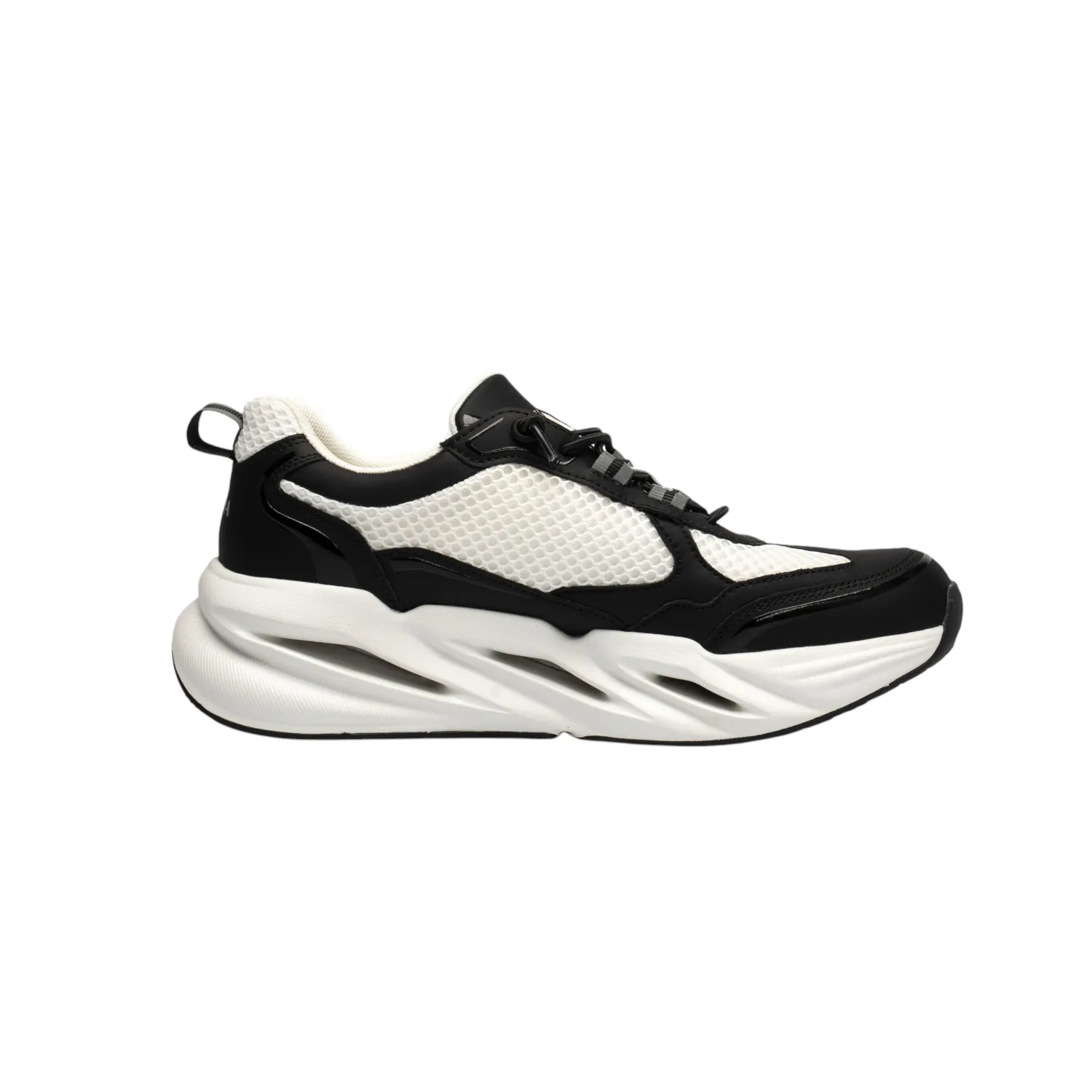 Gisada Runner sneakers svart-hvit skinn 40-46