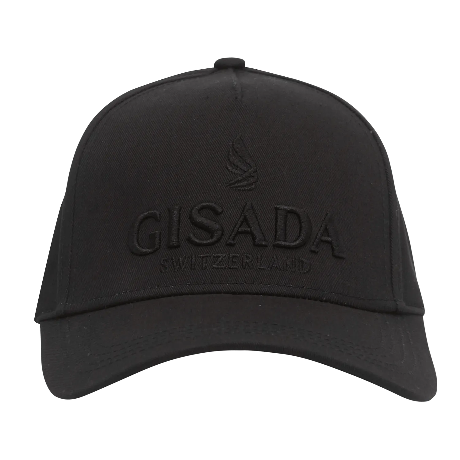 Gisada Cotton Twill 8009 caps svart brodert logo