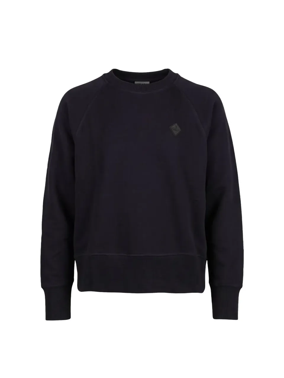 Gisada 6010 cropped sweatshirt dame svart bomull