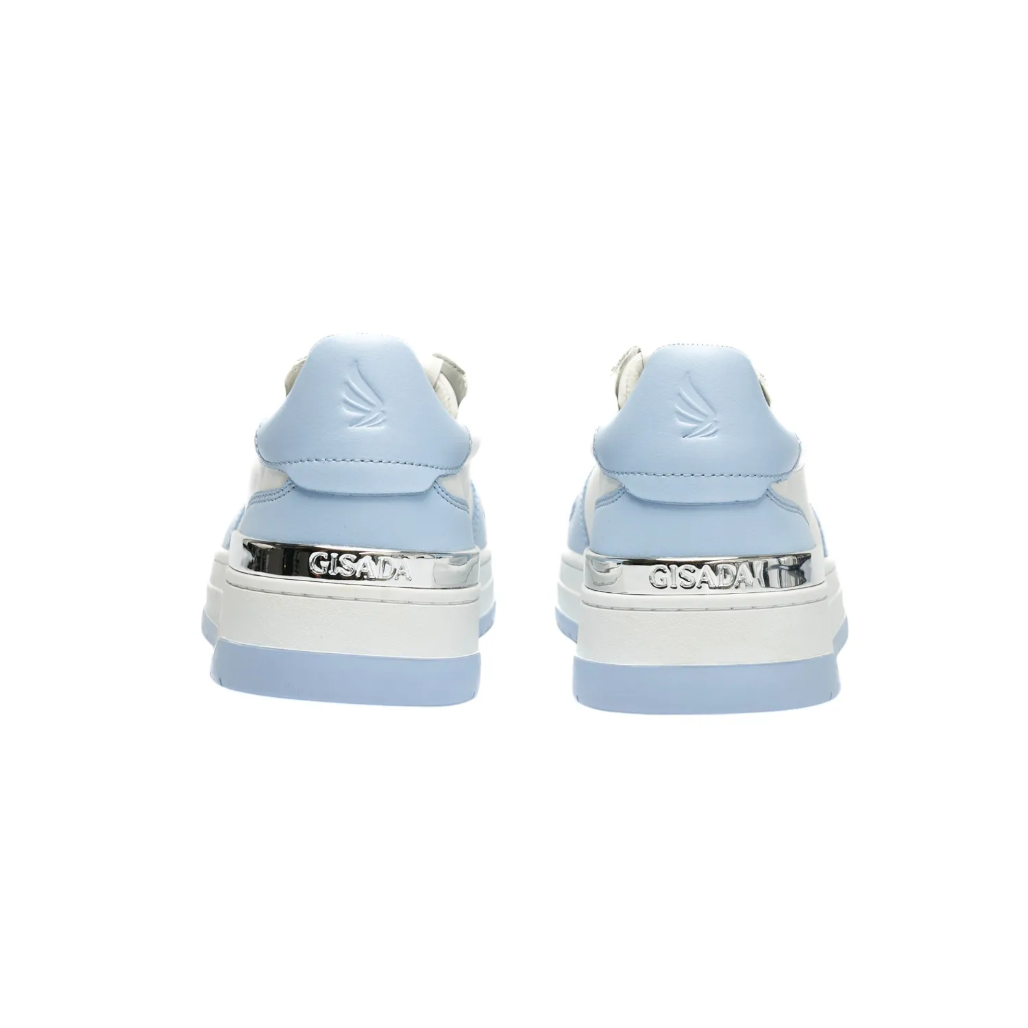 Gisada Trainer Low-Top sneakers ice blue skinn