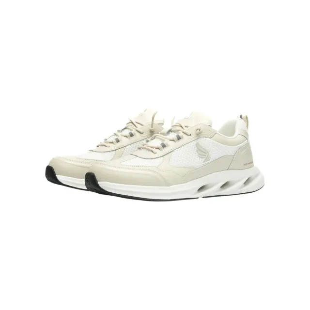 Gisada Runner Bicolor Low sneakers beige lær