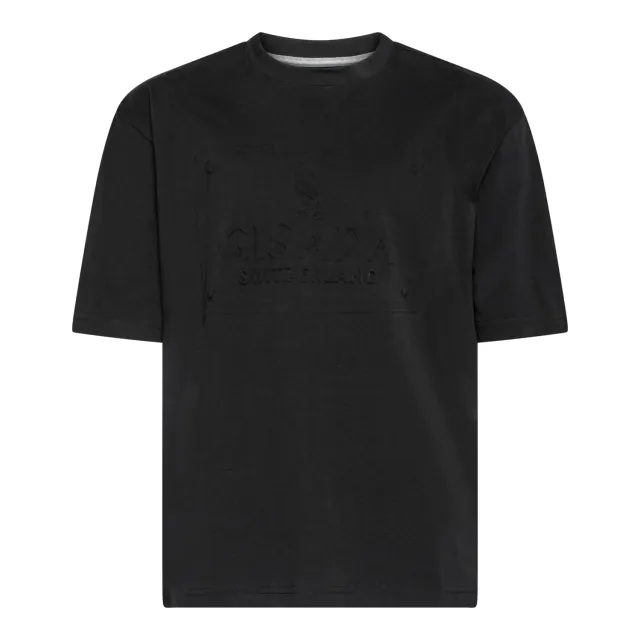 Gisada 1005 Chicago oversized t-skjorte svart kraftig bomull