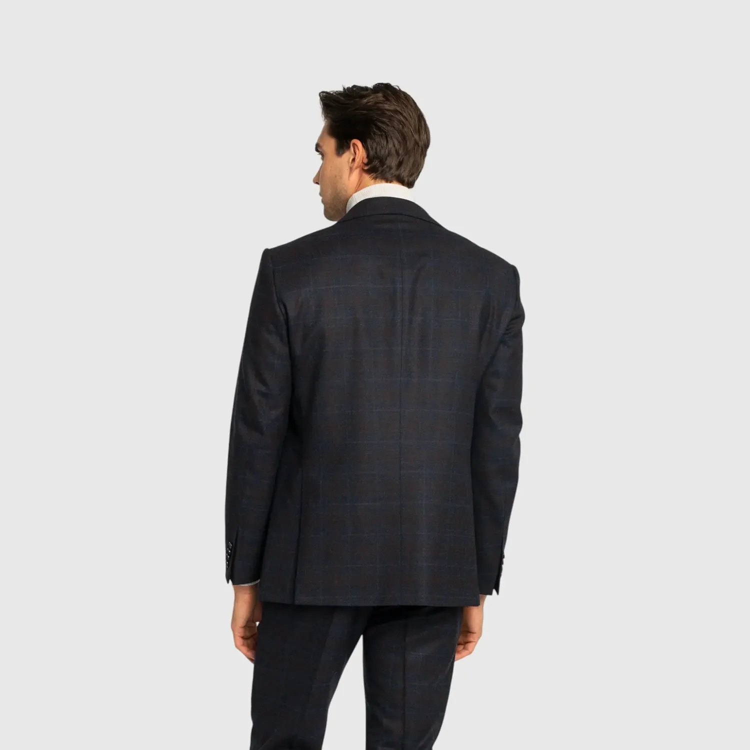 Gisada London blazer grå melert ull herre 48-54