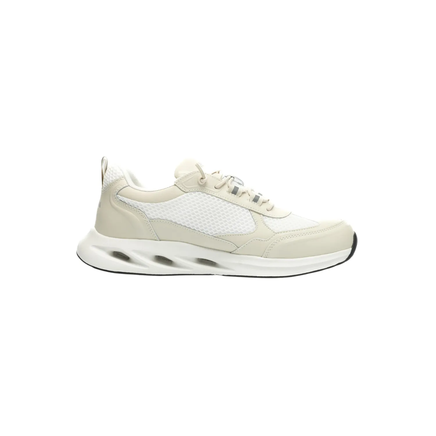 Gisada Runner Bicolor Low sneakers beige lær