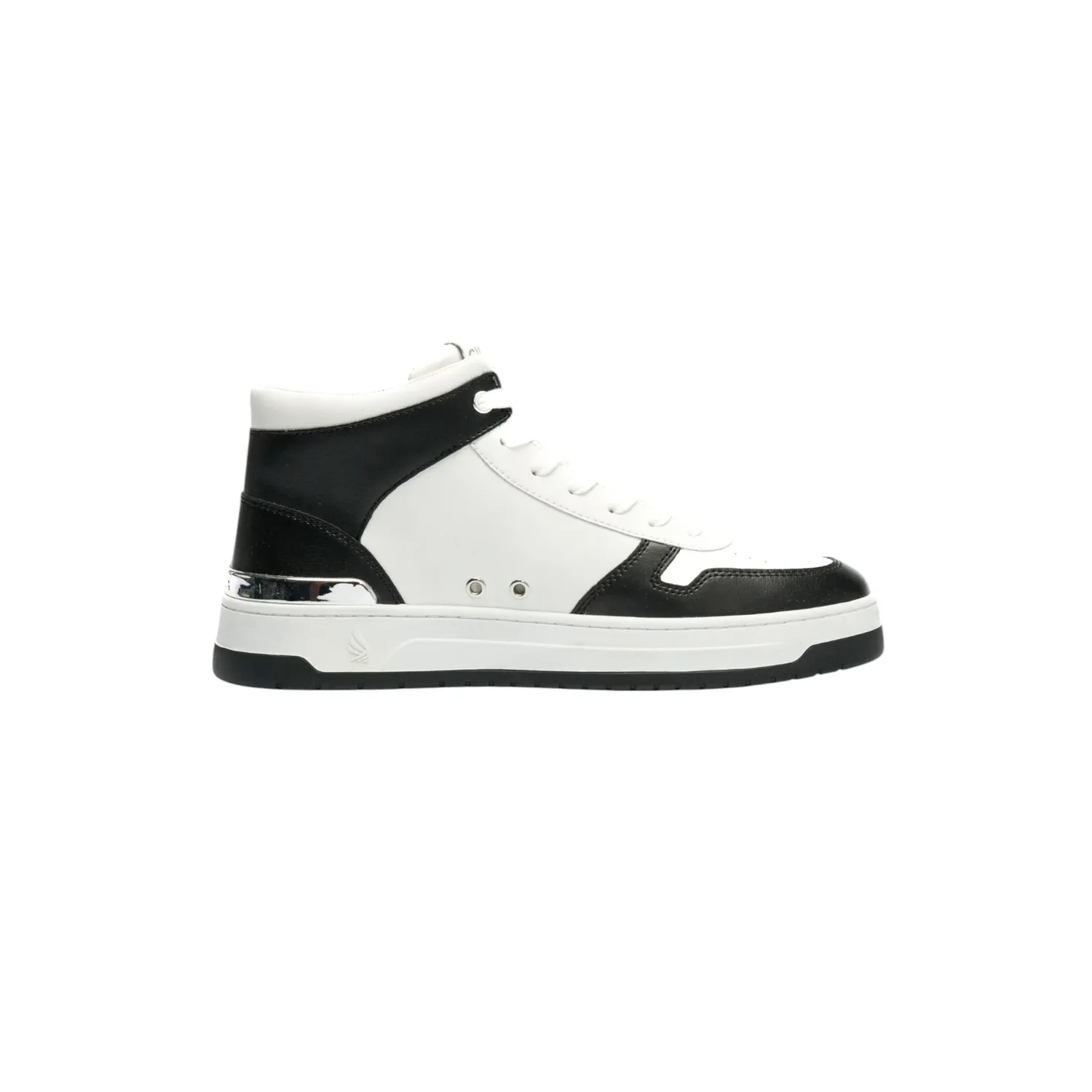 Gisada Trainer Mid-Top sneakers hvit-svart 42 – skinn