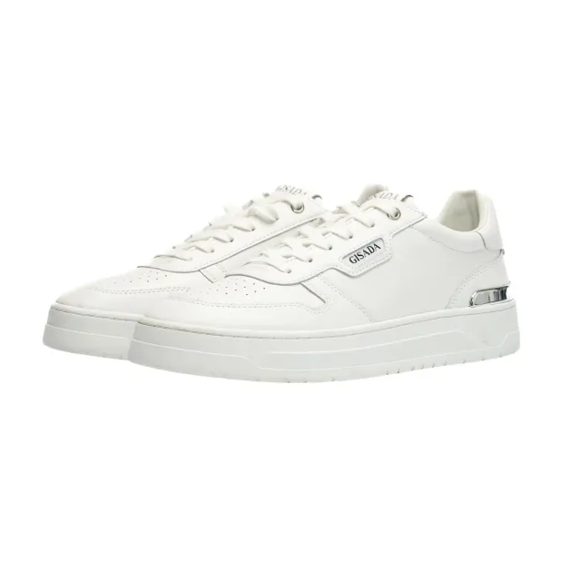 Gisada Trainer 17001 sneakers hvit skinn unisex