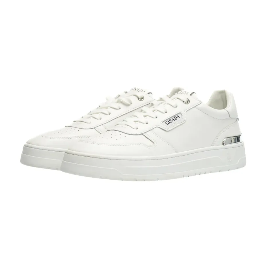 Gisada Trainer 17001 sneakers hvit skinn unisex