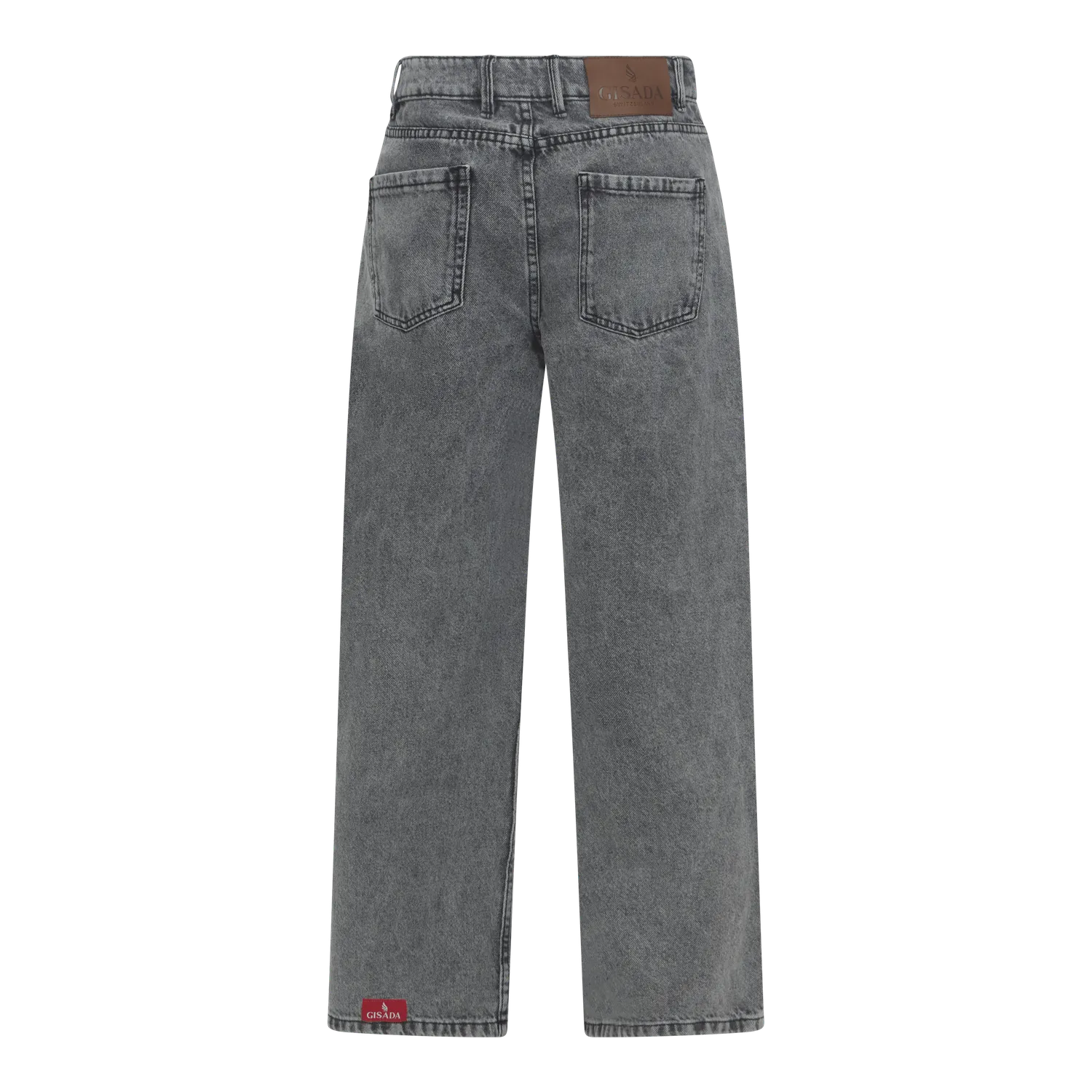 Gisada 1405 boyfriend cropjeans dame snøgrå