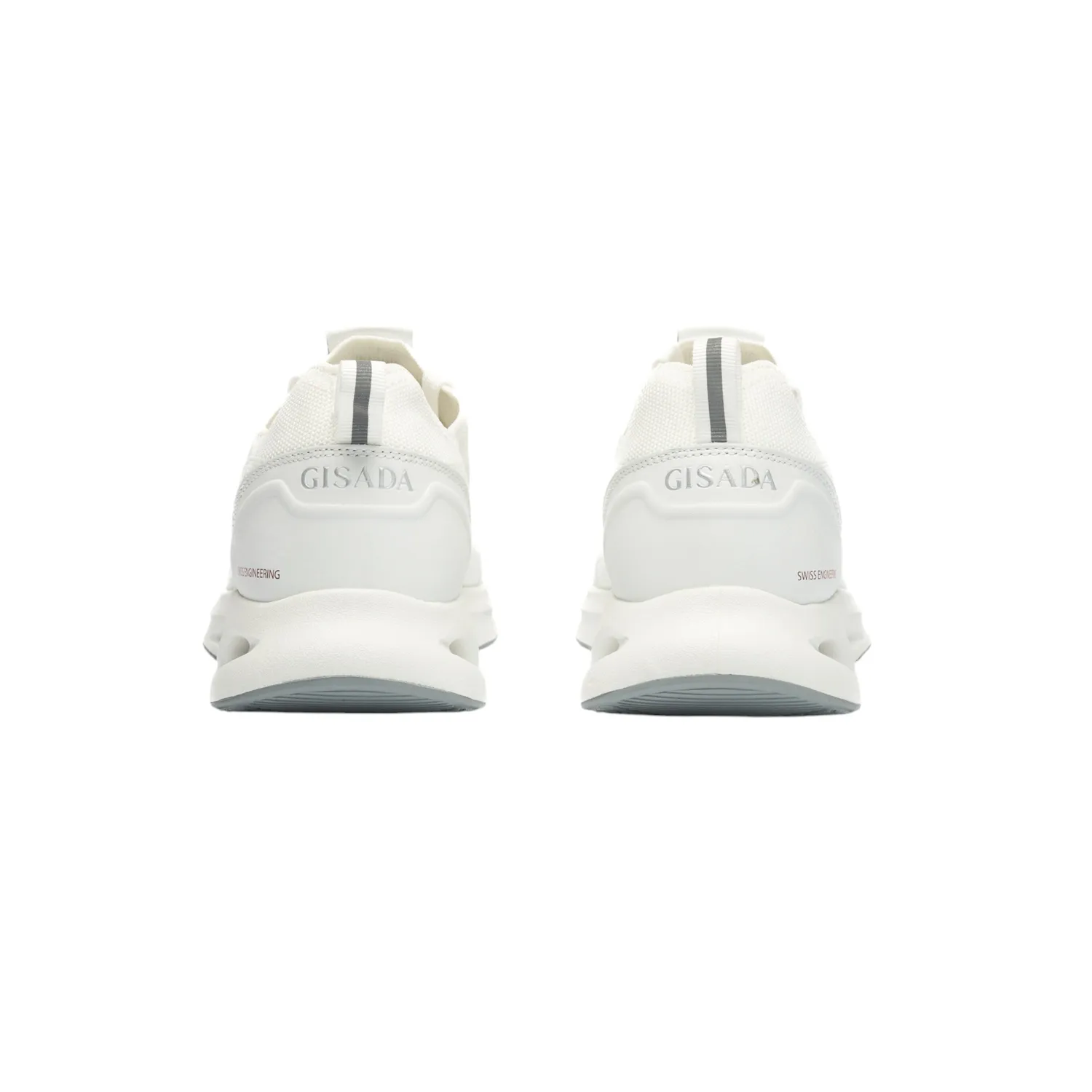 Gisada 16002 Knit Runner sneakers hvit low