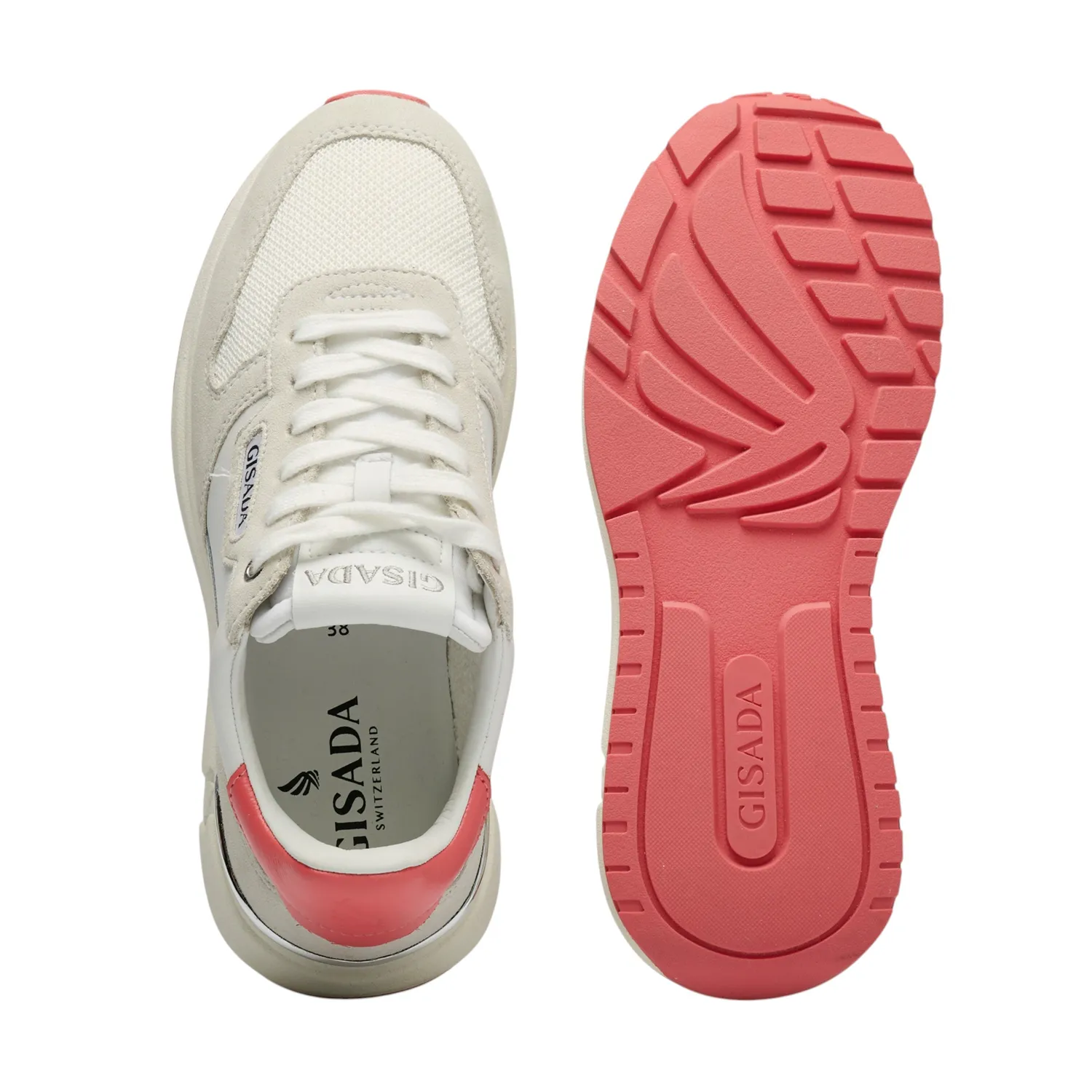 Gisada 17000 sneakers hvit korall – retro dame