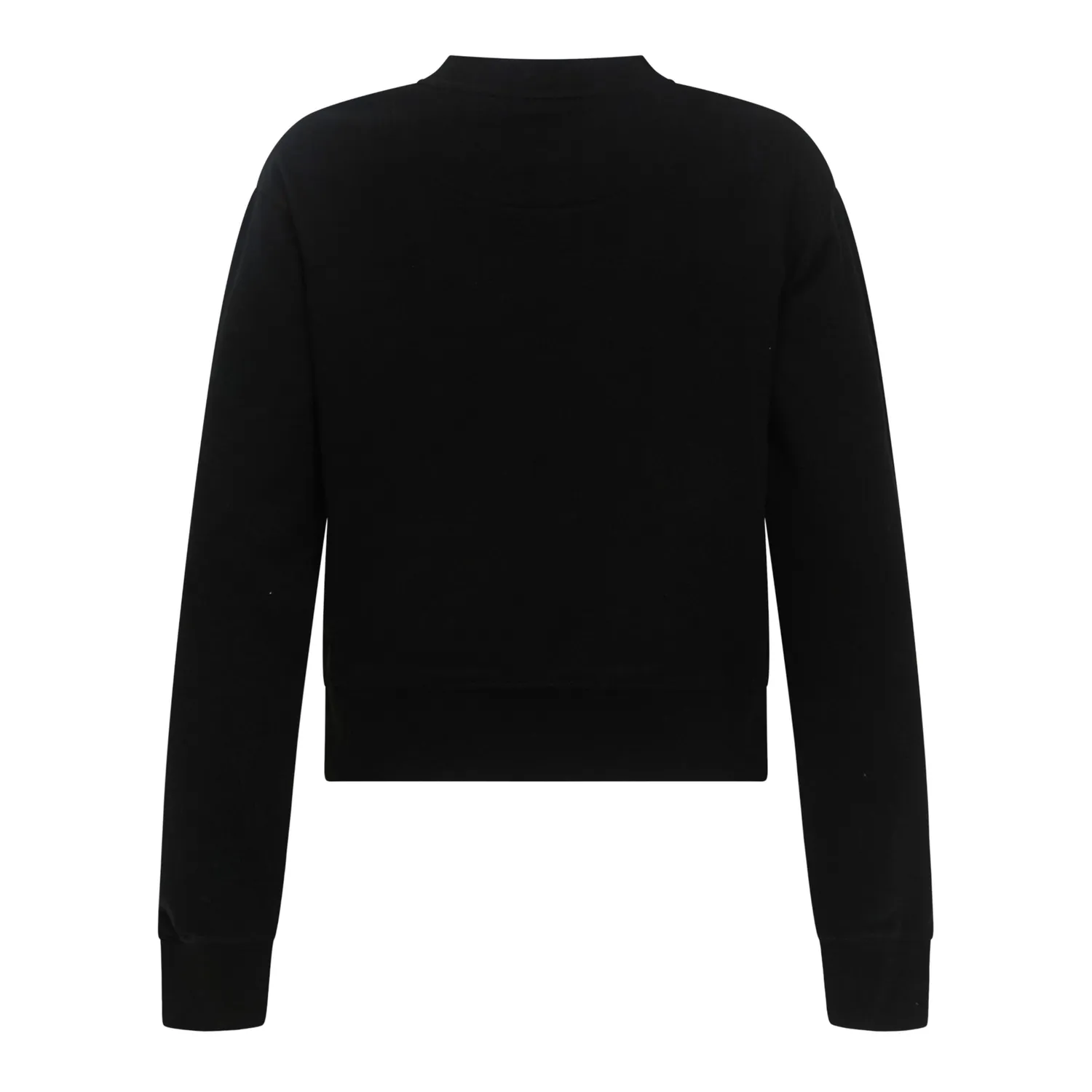 Gisada 6002 sweatshirt svart dame bomull crop