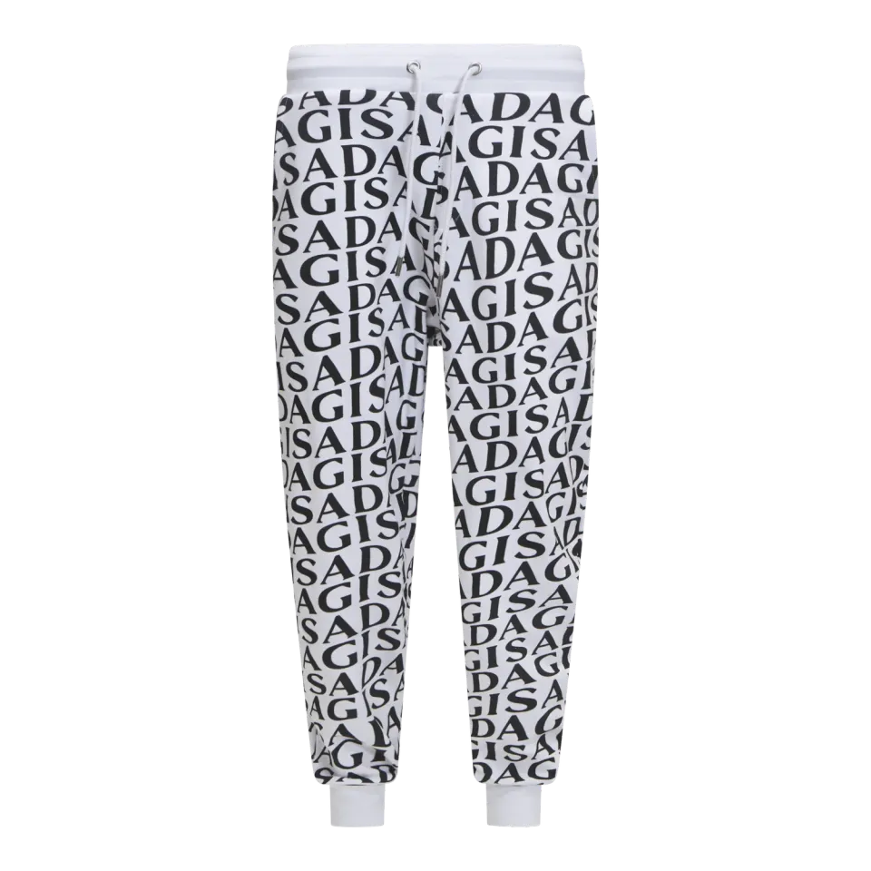 Gisada Tokyo 7001 joggebukse dame hvit bomull