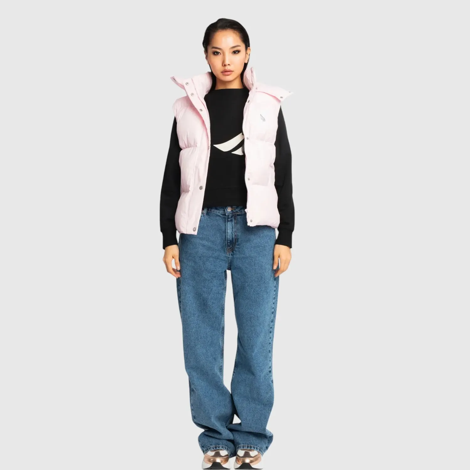 Gisada 1606 boblevest rosa sorbet avtakbar hette