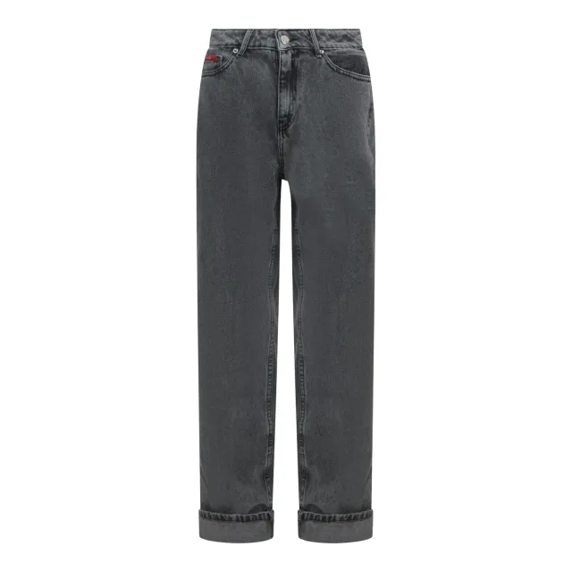 Gisada Wide Leg 1404 jeans snøgrå monogram