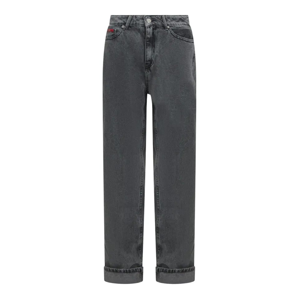 Gisada Wide Leg 1404 jeans snøgrå monogram