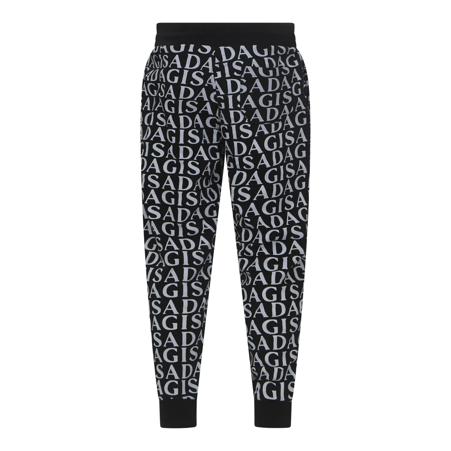 Gisada Allover Print joggebukse svart