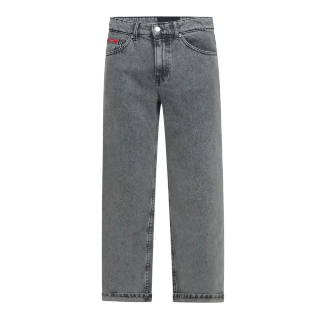 Gisada 1107 jeans snøgrå herre wide leg