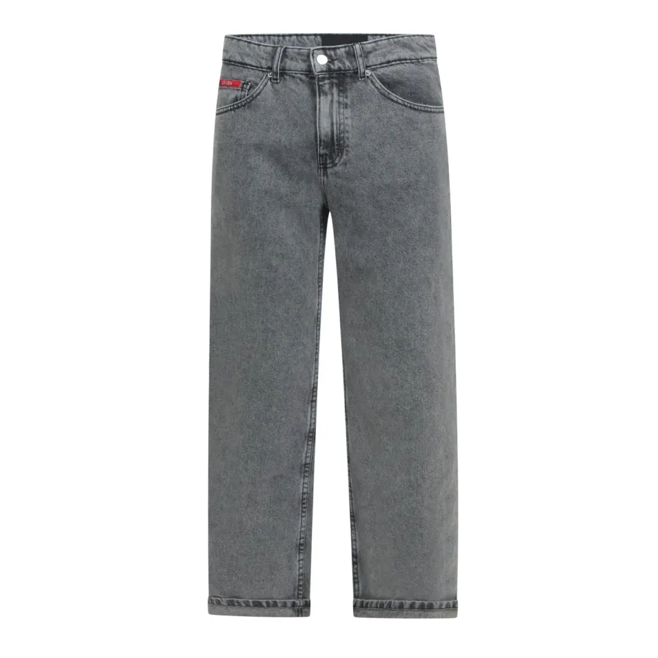 Gisada 1107 jeans snøgrå herre wide leg