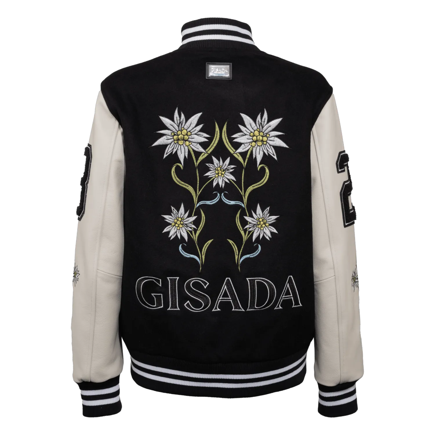 Gisada 1608 varsityjakke svart ull dame